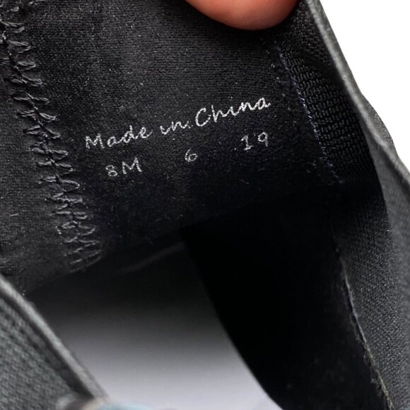 Jack Rogers Black Suede Poppy Ankle Boot Booties Low Heel Women's Shoe Size 8M - Picture 11 of 11